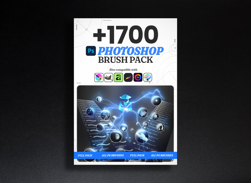 +1700 Photoshop Brush Pack