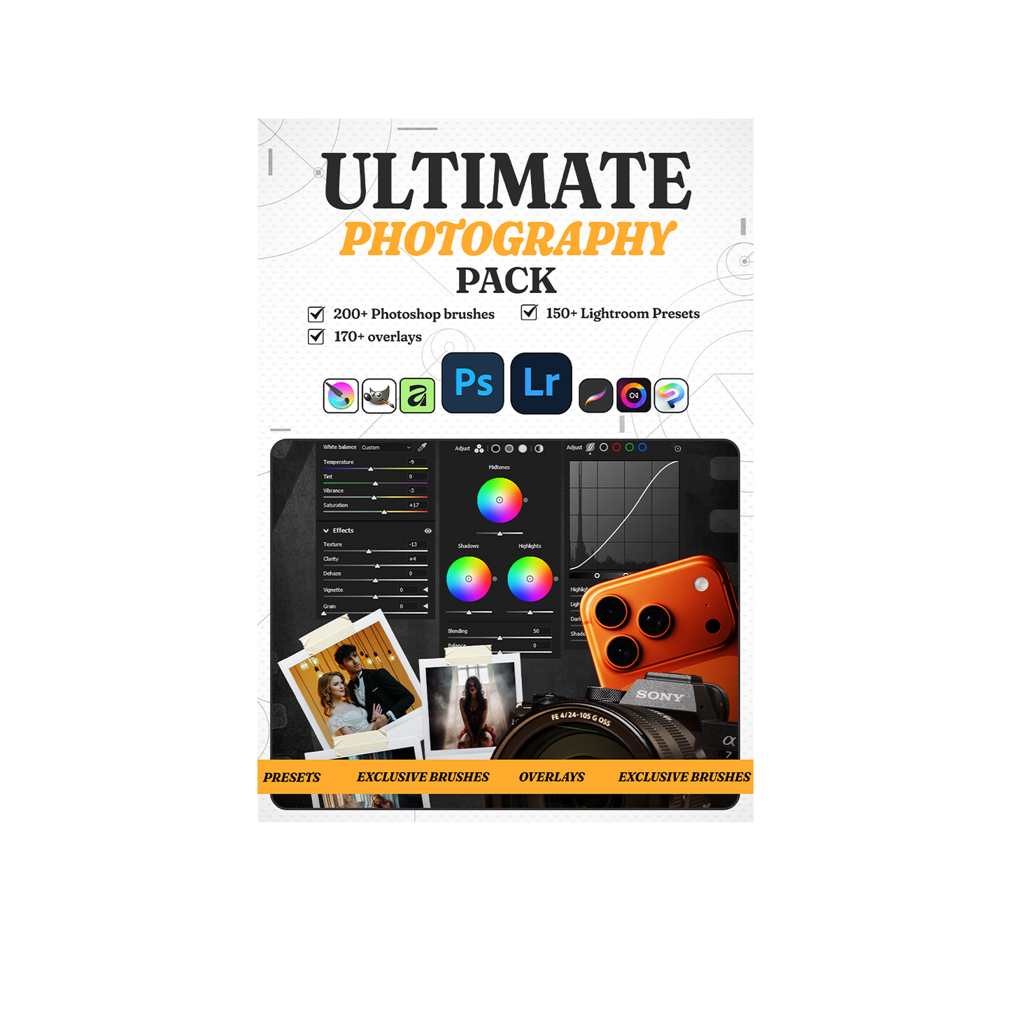 The Ultimate Presets + Brush Pack